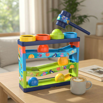 Ball Drop Tower - Classic Stacking Toy for Kids