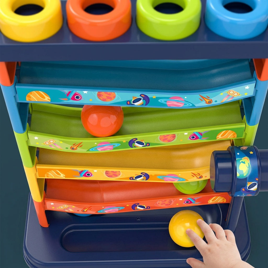 Ball Drop Tower - Classic Stacking Toy for Kids