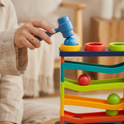 Ball Drop Tower - Classic Stacking Toy for Kids